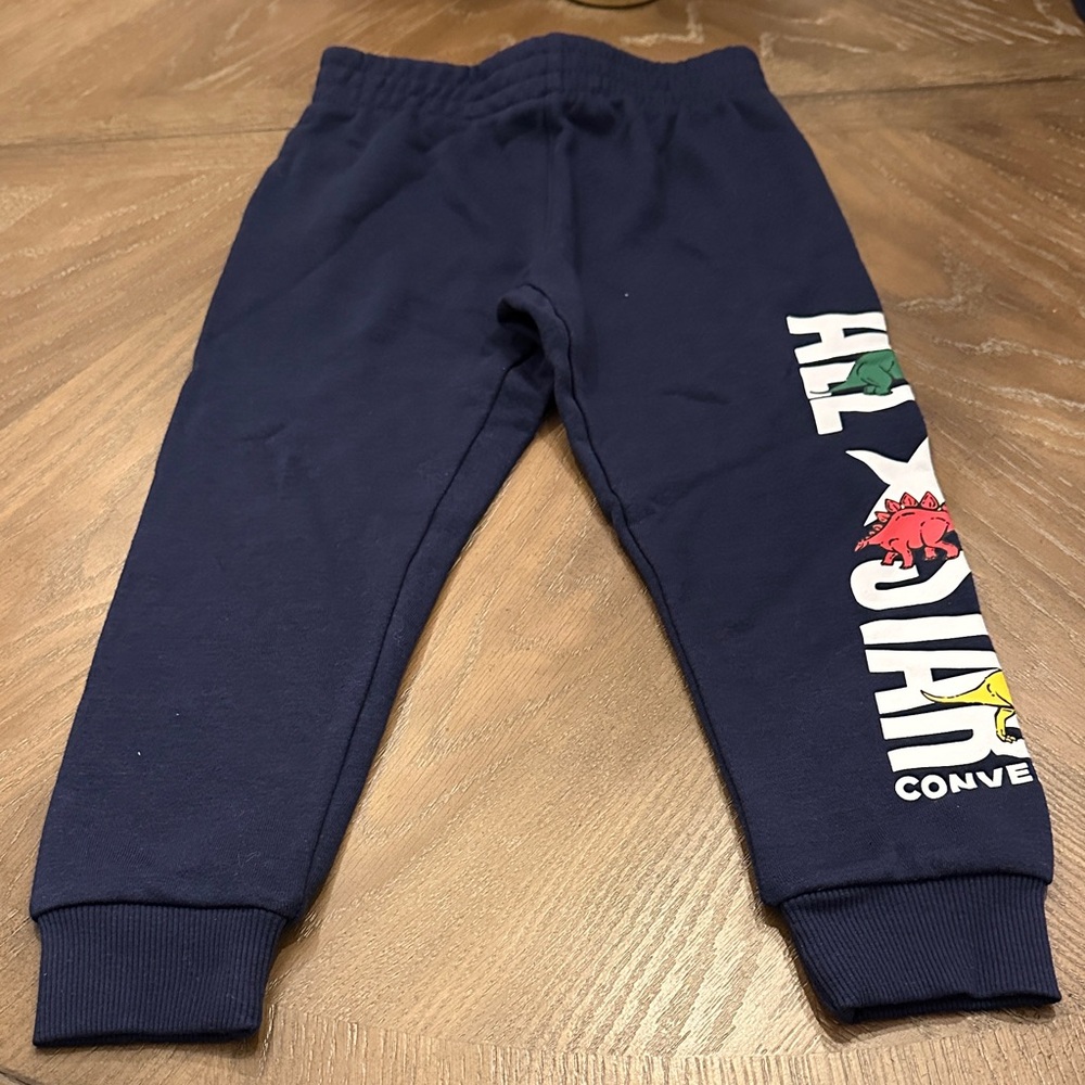 Converse Kids Navy Graphic Sweatpants